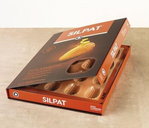 [51661134] SILPAT® ORIGINE MADELEINES 16EMP 4,6X7,8CM H1,9CM