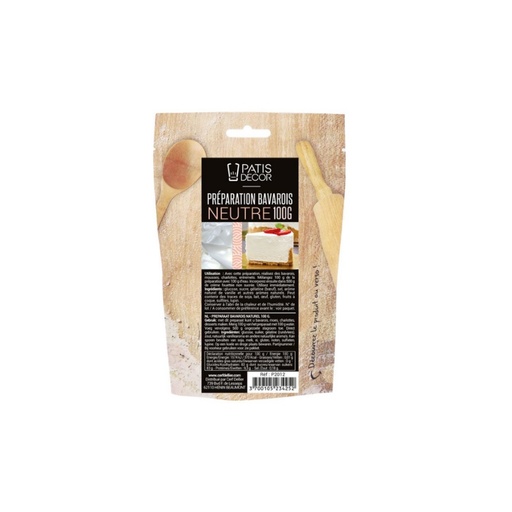 [08075087] PATISDECOR GEL BAVAROIS NEUTRE 100GR
