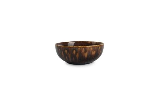 [60251870] Kom 16xH6cm bruin/blauw Resto