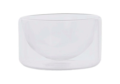[60252160] *FF* C&T SET 2 COUPES A GLACE 34CL 12XH7CM DOUBLE PAROI BOROSILICATE