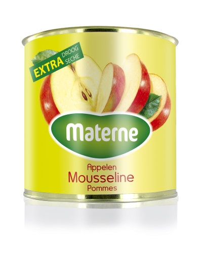[01010512] APPELCOMPOTE MOUSSELINE MATERNE 6 X 2,7KG = BLIKJE