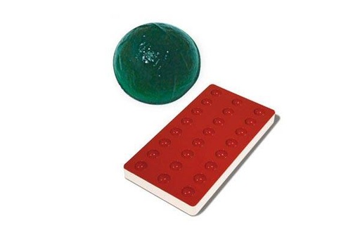 [70408671] MOULE EN SILICONE POUR PATE DE FRUIT DEMI-SPHERE SG04