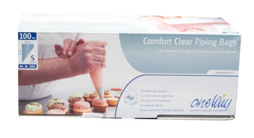 [50104700] TRANSPARENT DISPOSABLE BAGS S 36 X 20CM STD 100 PCES