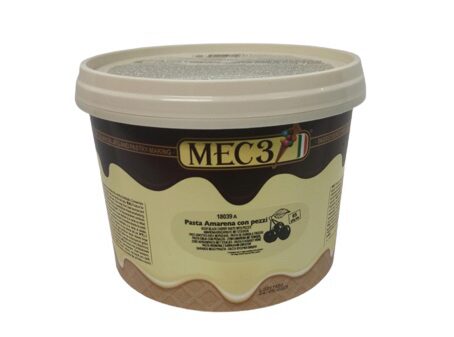 [07100168] MEC3 18039A CONCENTRATED AMARENA PASTE WITH PEZZI 3KG