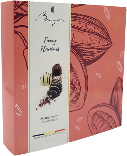 [11040376] BRUYERRE BOITE 21 PCES FUNNY FLAVOURS 275G 6X275G