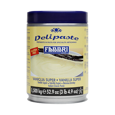 [07062007] FABBRI DELIPASTA VANILLE SUPER AROMA 1,5KG = DOOS