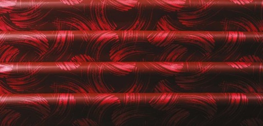 [08056381] 036142 PCB BEDRUKTE VELLEN LONDON RUBY 40X25CM 17ST ***S/CD***