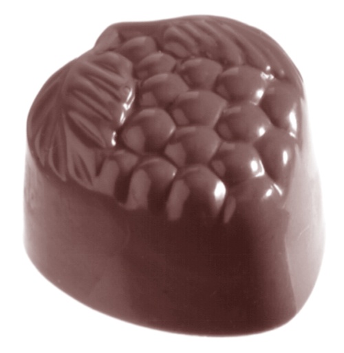 [70409427] RASPBERRY CHOCOLATE MOLD CW1063 4X8 -- 10GR