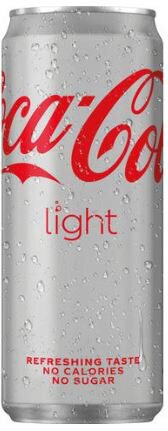 [02050406] COCA COLA *LIGHT* SLEEK BLIKJE 24 X 33CL