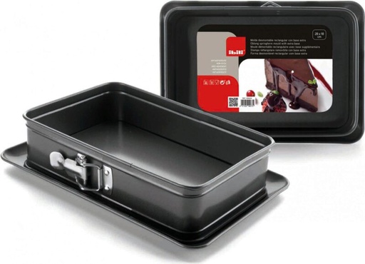 [55023315] IBILI RECTANGULAR HINGE MOLD 28X18XH7CM NON-STICK STEEL