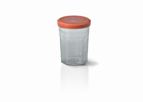 [56000138] JAM STOPFLES 385ML MET DEKSEL 6 STUKKEN=PAK