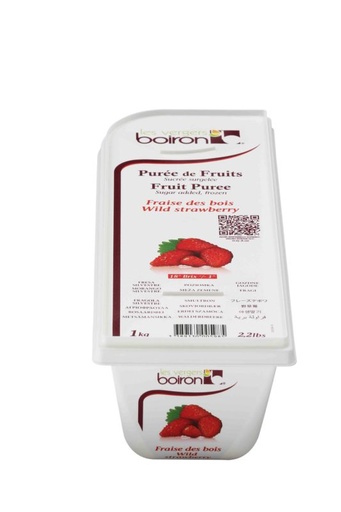 [02100067] BOIRON 598 PUREE WILDE AARDBEI 3X1KG = KG