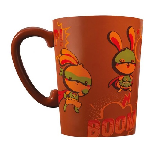 [08057724] 074031 PCB FEUILLES IMPRIMÉES WONDER LAPIN POUR MUG 25,35X11 CM 10PCES ***S/CD***