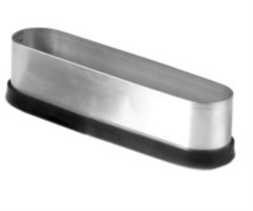 [54418789] ROESTVRIJSTALEN ECLAIRUITSTEEKVORM 25X125MM= STUK