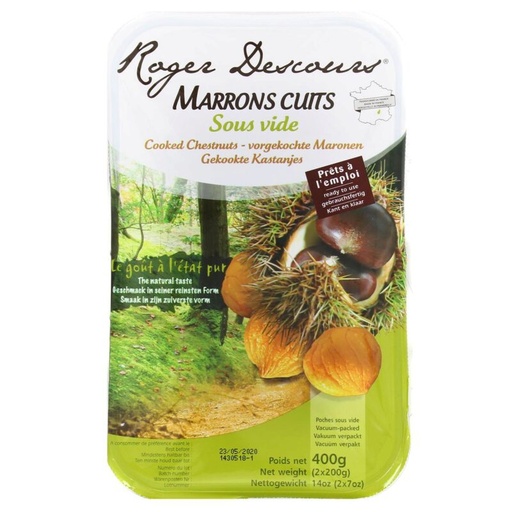 [11050290] WHOLE VACUUM-PACKED CHESTNUTS 2 X 200GR