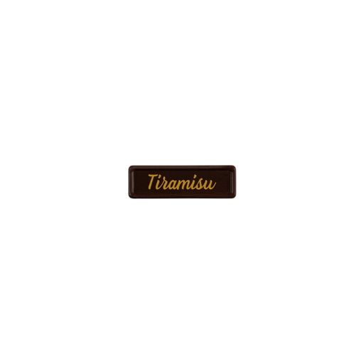 [08058396] 2002452 PLAQUETTE TIRAMISU 3,8X1,2 CM 300PCS ***S/CDE***