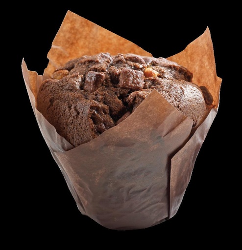 [02042085] ❄️DAWN 0.01384.479 DRIEVOUDIGE CHOCOLADEMUFFIN 24X133GR