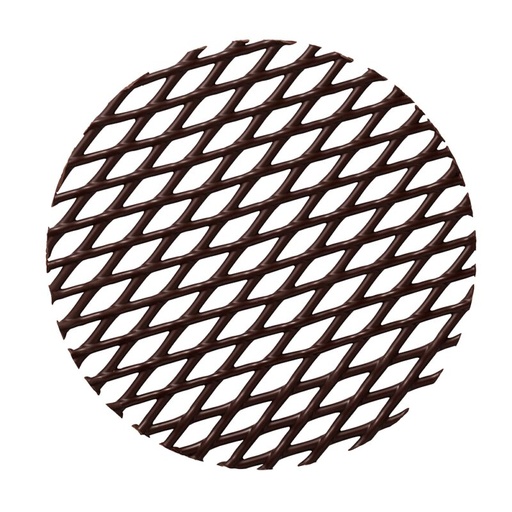 [08021054] MONA LISA ROND ROOSTER DONKER CHOCOLADE 50MM 195 STUKKEN=DOOS