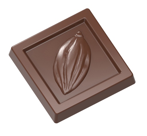 [70410607] MOULE À CHOCOLAT CARAQUE FEVE DE CACAO CW1901 13.5X27.5CM 3X7 5GR
