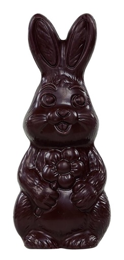 [13030359] CREUX LIEVRE CHOCOLAT NOIR EN TUBO 14CM 32 X 50GR