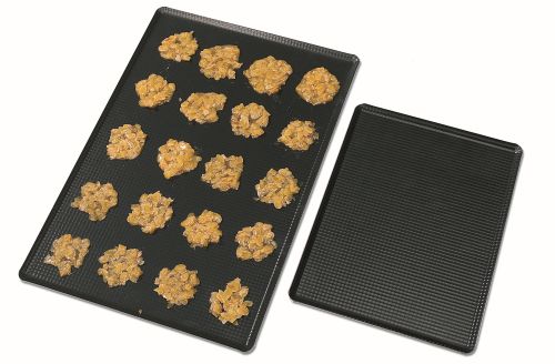 [51311480] PLAQUE ALU EXAL 40X30CM PLEINE GAUFREE 4 BORDSA 45° EPAISSEUR 1,7MM