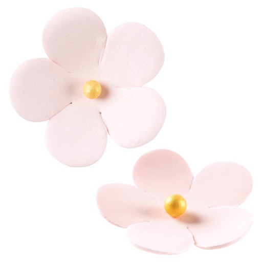 [08063272] 1066065 FLEUR AVEC PERLE DORÉE 4CM 72 PCES ***S/CDE***