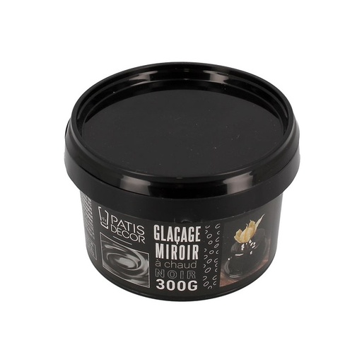 [08075887] PATISDECOR GLACAGE MIROIR NOIR 300GR