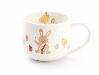 [61700481] LOUIS AND HIS FRIENDS RABBIT MUG 8CM HT