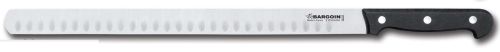 [50403257] FISCHER COUTEAU JAMBON ÉTROIT ALVÉOLÉ 33CM LARGEUR LAME 2.4CM - 3 RIVETS  377-33
