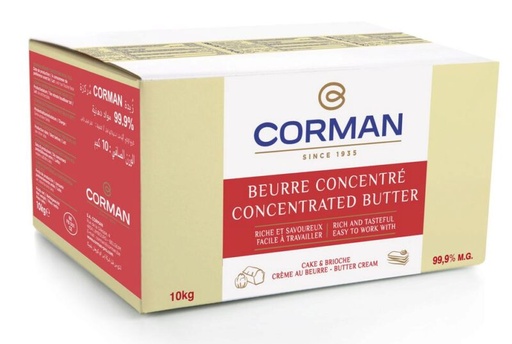 [05010097] CORMAN CONCENTRATED BUTTER BUTTER CREAM BLOCK 10KG 0029120 / 26851501