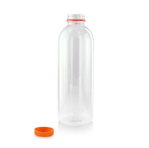 [25101167] BOUTEILLE PLASTIQUE BOUCHON ORANGE 500ML 150PCES 