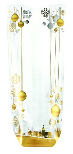 [25100205] CELLOZAKJE BALLEN EN VLOKKEN 10X22CM 100ST
