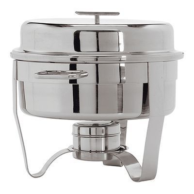 [57660400] MAX PRO CHAFING DISH ROUND 34 CM STAINLESS STEEL 18/01 BURNER