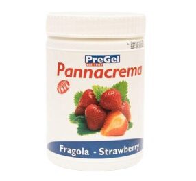 [07060438] PREGEL PANNACREMA AROMA GECONCENTREERDE AARDBEIEN 1,1KG = POTJE