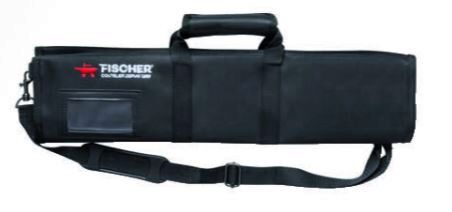 [50376175] FISCHER KNIFE CASE FOR 8 KNIVES + 2 EMPTY ACCESSORIES POCKETS