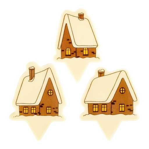 [08054944] 15439 HUISJES OP PRIKKER 6,1CM 60STKS ***OP BESTELLING***