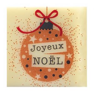[08057906] 074218 PCB SQUARES CB JOYEUX NOËL 3 CM 120PCS ***S/CD***