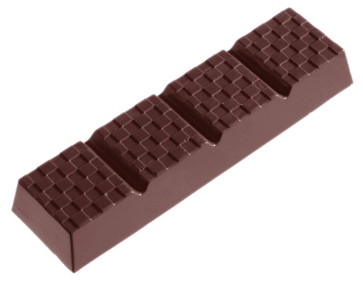 [70409462] MOULE À CHOCOLAT BATON DAMIER  CW1187 1X6 -- 82GR