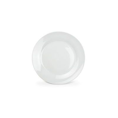 [74500198] BONBISTRO BASIC PLATE 1ST PRIZE WIDE RIM 24CM WHITE PORCELAIN - 750752