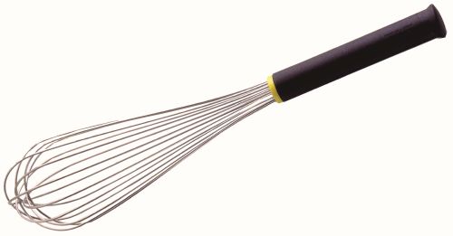 [50504350] MATFER STAINLESS STEEL WHISK 35CM BLACK EXOGLASS HANDLE - 8 WIRES