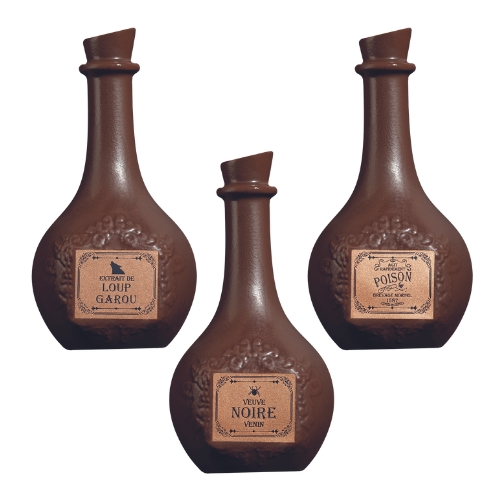 [08058163] 088186 PCB FEUILLES IMPRIMÉES ELIXIR MAGIQUE PR FIOLES 3 DESIGNS 3,4X2,8CM 15PCS ***S/CDE***