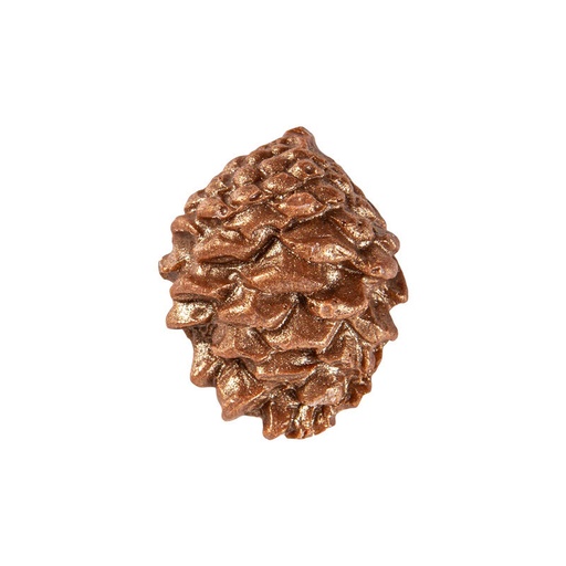 [08082109] 1014087 POMME DE PIN  RELIEF EN CHOCOLAT 25X35MM 84PCES ***S/CDE***