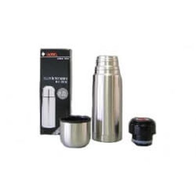 [57661213] UNBREAKABLE STAINLESS STEEL THERMOS 0.3L RATCHET CAP ADVENTURE - DOUBLE WALL STAINLESS STEEL