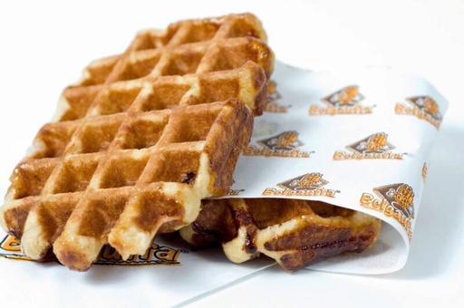 [02011068] ❄️BELGAUFRA LIEGE WAFFLE PATTENS 130 X 130GR VANILLA + MARGARINE