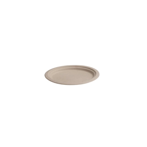 [44104320] ASSIETTE OVALE PULPE DE CANNE CREME 26X20CM 50PCS