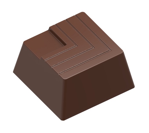 [70409513] MOULE À CHOCOLAT CARRÉ   CW1607 3X7 -- 10GR
