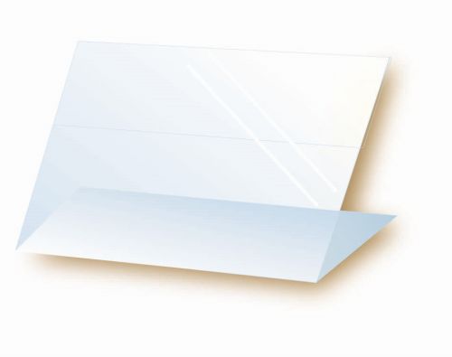 [43606001] CHEVALET PLEXI 6 X 4 CM TRANSPARENT PAQUET DE 10 PCES