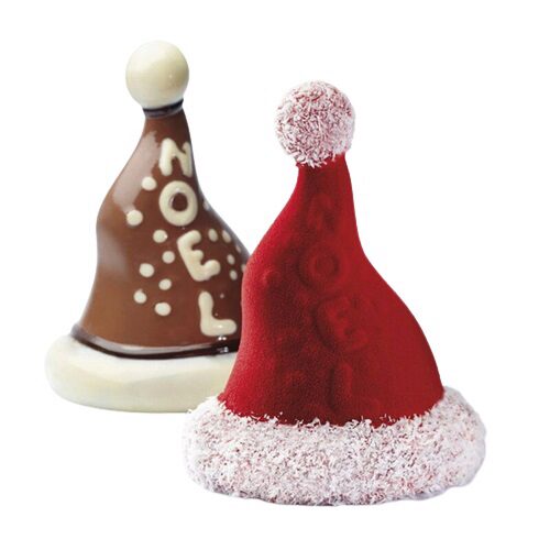 [70408686] +MOULE CHOCOLAT 3D THERMOFORME CHAPEAU NOEL