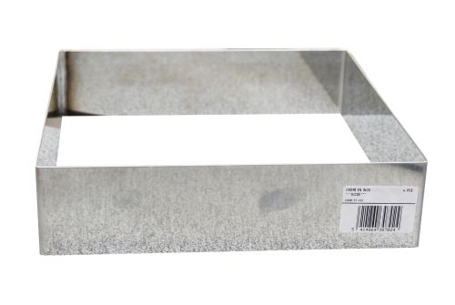 [51701253] RECHTHOEKIG ROESTVRIJ STALEN FRAME 58,5 X 38,5 X 5 CM BINNENWERK 58X38XHT5CM