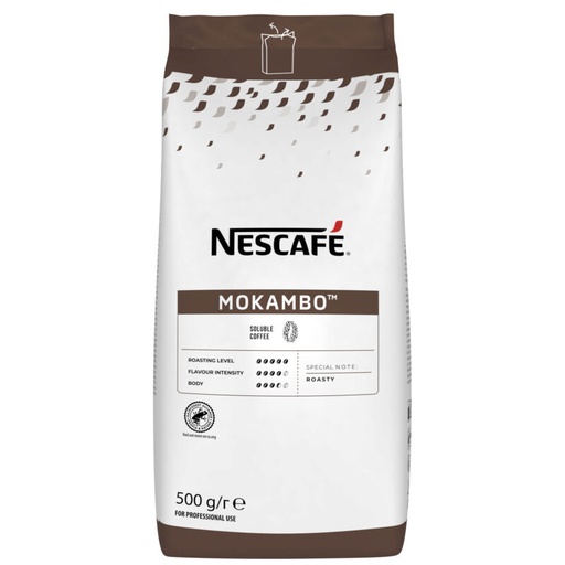 [01050330] NESCAFE KOFFIE MOKAMBO 500GR = ZAKJE